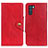 Leather Case Stands Flip Cover Holder N06P for Oppo K9 Pro 5G Red