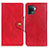 Leather Case Stands Flip Cover Holder N06P for Oppo Reno5 F Red