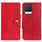 Leather Case Stands Flip Cover Holder N06P for Realme 8 4G Red