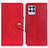 Leather Case Stands Flip Cover Holder N06P for Realme 8i Red