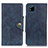 Leather Case Stands Flip Cover Holder N06P for Realme C20 Blue