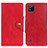 Leather Case Stands Flip Cover Holder N06P for Realme Narzo 50i Red