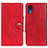 Leather Case Stands Flip Cover Holder N06P for Samsung Galaxy A03 Core Red