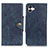 Leather Case Stands Flip Cover Holder N06P for Samsung Galaxy A04E Blue