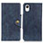 Leather Case Stands Flip Cover Holder N06P for Samsung Galaxy A23 5G SC-56C Blue