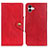 Leather Case Stands Flip Cover Holder N06P for Samsung Galaxy F14 5G Red