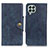 Leather Case Stands Flip Cover Holder N06P for Samsung Galaxy M33 5G Blue