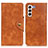 Leather Case Stands Flip Cover Holder N06P for Samsung Galaxy S22 Plus 5G