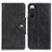 Leather Case Stands Flip Cover Holder N06P for Sony Xperia 10 IV SOG07 Black