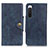 Leather Case Stands Flip Cover Holder N06P for Sony Xperia 10 IV SOG07 Blue