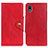 Leather Case Stands Flip Cover Holder N06P for Sony Xperia Ace III SOG08 Red