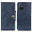 Leather Case Stands Flip Cover Holder N06P for Vivo T1 5G India Blue