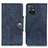 Leather Case Stands Flip Cover Holder N06P for Vivo Y55s 5G Blue