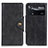 Leather Case Stands Flip Cover Holder N06P for Xiaomi Poco X4 Pro 5G Black