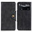 Leather Case Stands Flip Cover Holder N06P for Xiaomi Redmi Note 11E Pro 5G Black