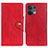 Leather Case Stands Flip Cover Holder N06P for Xiaomi Redmi Note 13 Pro 5G Red