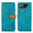 Leather Case Stands Flip Cover Holder N07P for Asus ROG Phone 7 Cyan