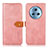 Leather Case Stands Flip Cover Holder N07P for Huawei Honor Magic5 5G Pink