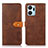 Leather Case Stands Flip Cover Holder N07P for Huawei Honor X7a