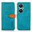 Leather Case Stands Flip Cover Holder N07P for Huawei Nova 11i Cyan