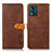 Leather Case Stands Flip Cover Holder N07P for Motorola Moto E13