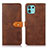 Leather Case Stands Flip Cover Holder N07P for Motorola Moto Edge 20 Lite 5G