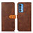 Leather Case Stands Flip Cover Holder N07P for Motorola Moto Edge 20 Pro 5G