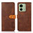 Leather Case Stands Flip Cover Holder N07P for Motorola Moto Edge (2023) 5G