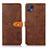 Leather Case Stands Flip Cover Holder N07P for Motorola Moto G50 5G