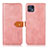 Leather Case Stands Flip Cover Holder N07P for Motorola Moto G50 5G Pink