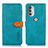 Leather Case Stands Flip Cover Holder N07P for Motorola Moto G51 5G