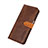 Leather Case Stands Flip Cover Holder N07P for Motorola MOTO G52