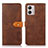 Leather Case Stands Flip Cover Holder N07P for Motorola Moto G53 5G