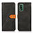 Leather Case Stands Flip Cover Holder N07P for Nokia XR21 Black