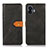 Leather Case Stands Flip Cover Holder N07P for Nothing Phone 2 Black