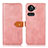 Leather Case Stands Flip Cover Holder N07P for OnePlus Ace 5G Pink