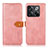 Leather Case Stands Flip Cover Holder N07P for OnePlus Ace Pro 5G Pink