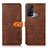 Leather Case Stands Flip Cover Holder N07P for Oppo Reno5 A