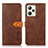 Leather Case Stands Flip Cover Holder N07P for Realme C35