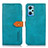 Leather Case Stands Flip Cover Holder N07P for Realme GT Neo 3T 5G Cyan