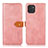 Leather Case Stands Flip Cover Holder N07P for Samsung Galaxy A03 Pink
