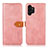 Leather Case Stands Flip Cover Holder N07P for Samsung Galaxy A13 4G Pink