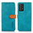Leather Case Stands Flip Cover Holder N07P for Samsung Galaxy A52s 5G Cyan