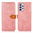 Leather Case Stands Flip Cover Holder N07P for Samsung Galaxy A73 5G Pink