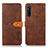 Leather Case Stands Flip Cover Holder N07P for Sony Xperia 1 V