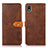 Leather Case Stands Flip Cover Holder N07P for Sony Xperia Ace III