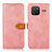 Leather Case Stands Flip Cover Holder N07P for Vivo X80 5G Pink