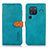 Leather Case Stands Flip Cover Holder N07P for Vivo X80 Pro 5G Cyan