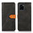 Leather Case Stands Flip Cover Holder N07P for Vivo Y32t Black