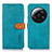 Leather Case Stands Flip Cover Holder N07P for Xiaomi Mi 13 Ultra 5G Cyan